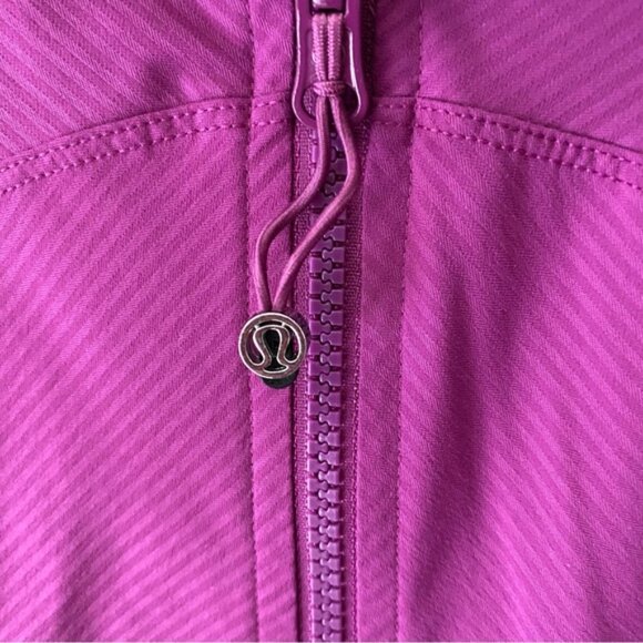 Lululemon In Flux Regal Plum Reversible Jacket Purple Sz 4 - Picture 4 of 10